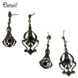 シルバーピアス 天然石 ブラックアゲート | YUKATANゆかたん | 詳細画像3 