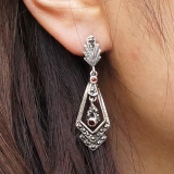 シルバーピアス 天然石 マーカサイト | YUKATANゆかたん | 詳細画像4 