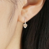 シルバーピアス スタッドピアス ハート | YUKATANゆかたん | 詳細画像4 