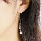 シルバーピアス アメリカンピアス チェーンピアス | YUKATANゆかたん | 詳細画像4 