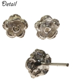 シルバーピアス スタッドピアス 花 | YUKATANゆかたん | 詳細画像3 