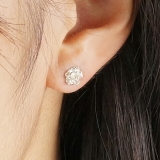 シルバーピアス スタッドピアス 花 | YUKATANゆかたん | 詳細画像4 