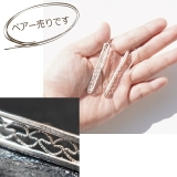 シルバーピアス 透かし ロングピアス | YUKATANゆかたん | 詳細画像5 