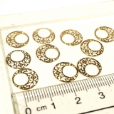 装飾が型抜かれたサークル ゴールド ピンクゴールド | YUKATANゆかたん | 詳細画像1 