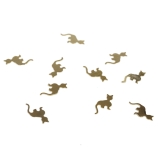 猫の形をした ゴールド プレート 10個1セット アクセサリーパーツ | YUKATANゆかたん | 詳細画像2 