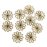 花型 透かしプレート ゴールド 10個1セット アクセサリーパーツ | YUKATANゆかたん | 詳細画像2