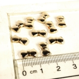リボン チャーム ゴールド 10個1セット アクセサリーパーツ | YUKATANゆかたん | 詳細画像1
