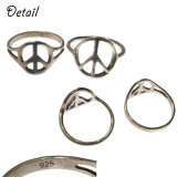 シルバーリング 指輪 ピースマーク | YUKATANゆかたん | 詳細画像3 