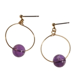 レディースピアス 天然石 アメジスト | YUKATANゆかたん | 詳細画像6 