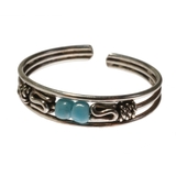 フリーサイズリング トゥリング 青色ビーズ | YUKATANゆかたん | 詳細画像9 