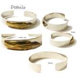 シルバー925製ゴールドカラーの羽根が神秘的 フェザーモチーフ インディアン | laplateriashu  | 詳細画像2 