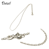 どんなペンダントトップとも相性抜群なシルバーアズキネックレスチェーン【シルバー9… | laplateriashu  | 詳細画像2 