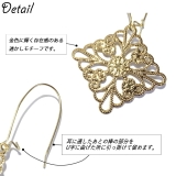 ピアス フックピアス 透かし ひし形 エレガント 落としにくい | YUKATANゆかたん | 詳細画像4