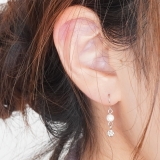 ピアス 淡水パール フラワー 小ぶり シンプル フックピアス 淡水真珠 | YUKATANゆかたん | 詳細画像6 