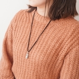 ドロップ 筒 ネックレス | laplateriashu  | 詳細画像6 