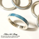 シルバー925 メンズ レディース 指輪 ライン 3本線 ラインデザインリング | YUKATANゆかたん | 詳細画像1 