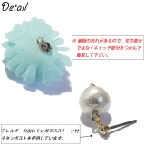 ピアス コットンパール フラワーバックキャッチ | YUKATANゆかたん | 詳細画像4 