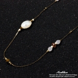 ステーションタイプネックレス ビーズ スエッジチェーン | YUKATANゆかたん | 詳細画像1 