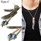 シルバー925 ネイティブアメリカンネックレス フェザー[品番