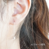 シルバーピアス 天然石 クォーツ | YUKATANゆかたん | 詳細画像6