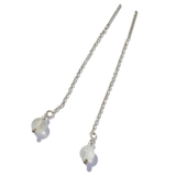 シルバーピアス 天然石 ホワイトアゲート | YUKATANゆかたん | 詳細画像9 