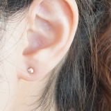 シルバーピアス パヴェ ガラスストーン | YUKATANゆかたん | 詳細画像6 