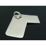 シルバー925 プレーンと鷲模様のプレート2枚組ペンダントトップ 【ペンダントヘ… | laplateriashu | 詳細画像2