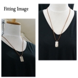 シルバー925 プレーンと鷲模様のプレート2枚組ペンダントトップ 【ペンダントヘ… | laplateriashu | 詳細画像5