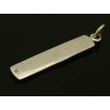 シルバー925 細長いプレートに炎のような模様が描かれたペンダントトップ 【ペン… | laplateriashu | 詳細画像2