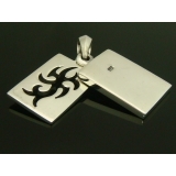 シルバー925 ウロコ風のプレートと炎のようなデザインが施されたペンダントトップ… | laplateriashu | 詳細画像2