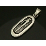 シルバー925 羽根モチーフの重厚なペンダントヘッド インディアン17 | laplateriashu  | 詳細画像1 