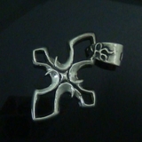 シルバー925!空洞になっていて立体的なクロス十字架ペンダントヘッド60 【ペン… | laplateriashu | 詳細画像1