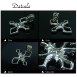 シルバー925!空洞になっていて立体的なクロス十字架ペンダントヘッド60 【ペン… | laplateriashu | 詳細画像2