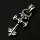 シルバー925 ボウガンのような形をしたクロス十字架ペンダントヘッド アクセサリー | laplateriashu  | 詳細画像1 