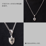 シルバー925 盾のシルエットに十字架が刻まれたクロスペンダントヘッド | laplateriashu | 詳細画像3