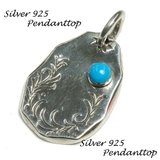 シルバー925 ネイティブ系のデザインがカッコいいペンダントトップ アクセサリー | laplateriashu  | 詳細画像1 