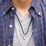 シルバー925 光沢のある白い石付きペンダントトップ 【シルバー製 | laplateriashu  | 詳細画像3 