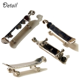 今にも走り出しそうなスケートボードモチーフペンダントトップ 【スケボー ペンダン… | laplateriashu | 詳細画像2