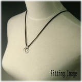 シルバー925 LOVEの文字に2つの円が重なったペンダントトップ 【シルバー製 | laplateriashu | 詳細画像3