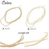 小粒のアクリルパールが上品さを際立てる4連ネックレス【ネックレス パール】ドレス… | YUKATANゆかたん | 詳細画像2 