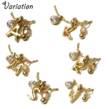 丸みを帯びた可愛いイニシャルショートネックレス【ロングネックレス レディースネッ… | YUKATANゆかたん | 詳細画像2