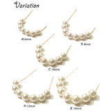 直径6mm、8mm、10mm、12mm、14mmから選べる7粒アクリルパールのチ… | YUKATANゆかたん | 詳細画像2