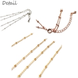 2連レディースネックレス 60cmと65cmの長さのかわいいつぶチェーンネックレ… | YUKATANゆかたん | 詳細画像3 