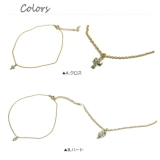 ワンポイントの小っちゃなチャームがかわいい上品なアンクレット アクセサリー | YUKATANゆかたん | 詳細画像2