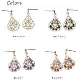 お花模様に見えるエレガントなエスニックピアス アクセサリー | YUKATANゆかたん | 詳細画像3