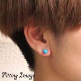 全4種類の6mm球パワーストーンのスタッドピアス アクセサリー | YUKATANゆかたん | 詳細画像3