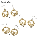 筆記体でLOVEと書かれたモチーフがキュートなフックピアス【イニシャル サージカ… | YUKATANゆかたん | 詳細画像2