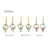 キラキラ輝くクロスが可愛いスタッドピアス アクセサリー | YUKATANゆかたん | 詳細画像2 