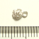 フラワーシルバーパーツ2個で1セット 横幅4 03mm×高さ6 | YUKATANゆかたん | 詳細画像3 
