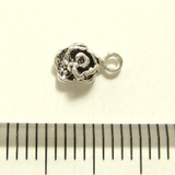 フラワーシルバーパーツ2個で1セット 横幅4 70mm×高さ7 | YUKATANゆかたん | 詳細画像3